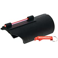 Army Force Front Sight con óptica de fibra Rojo para Marui M870 Serie - Llavero Incluido
